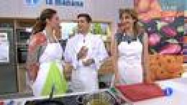 La mañana - Atún en ensalada al ajillo salteado