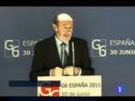 Telediario 1 - El futuro de Rubalcaba