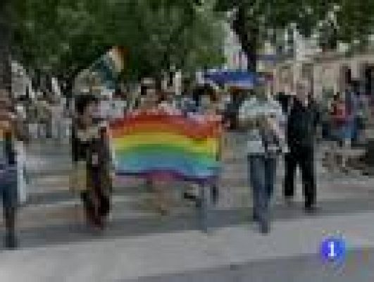 Telediario 1 - Marcha gay en La Habana