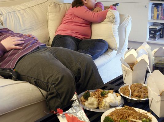 Telediario 1 - Niños con sobrepeso