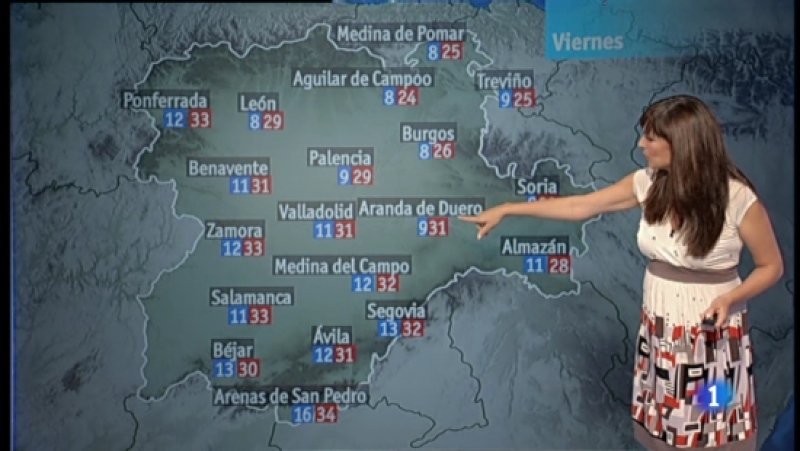 Temperaturas de hasta 38 grados en el sur