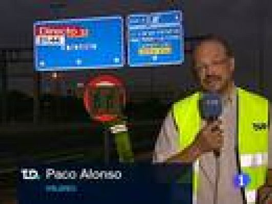 Telediario 1 - Arranca la operación salida de verano con la vuelta a la limitación de 120 km/h