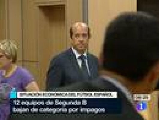 Telediario 1 - Doce clubes descienden de categoría