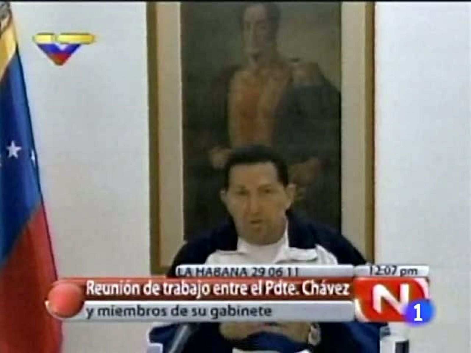 Telediario 1: Chávez agradece por Twitter el apoyo de los venezolanos tras anunciar su enfermedad | RTVE Play