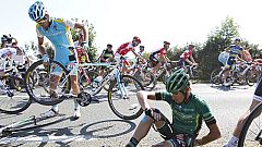 Contador empieza el Tour con mal pie