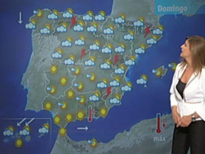 Las altas temperaturas vendrán acompañadas de tormentas en distintos puntos de España