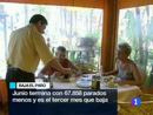 Telediario 1 - Telediario en 4' - 04/07/11