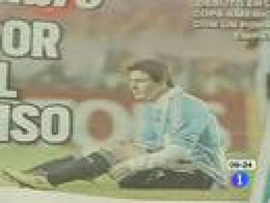 Telediario 1 - Agüero: "Es imposible comparar a Messi y Neymar"