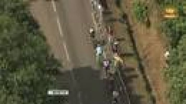 Tour de Francia - Evans le gana la etapa a Contador