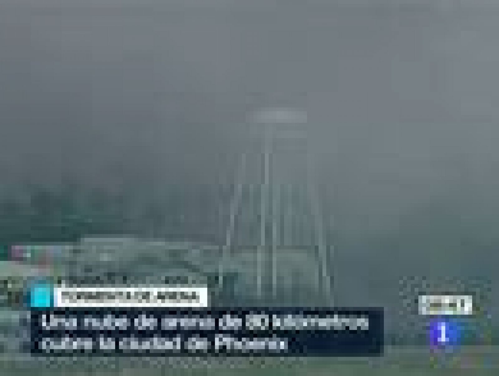 Sin programa: Impresionante tormenta de arena en Phoenix, Arizona | RTVE Play