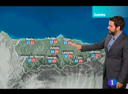 El tiempo en la Comunidad de Asturias - 06/07/11