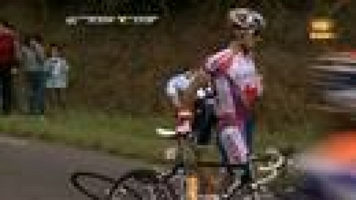Tour de Francia - Caída de Contador en la 5ª etapa