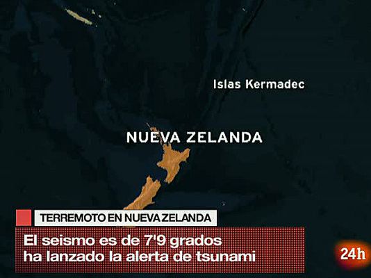 Informativo 24h - Alerta de tsunami en Nueva Zelanda