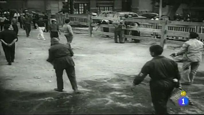 San Fermín - Los encierros en blanco y negro