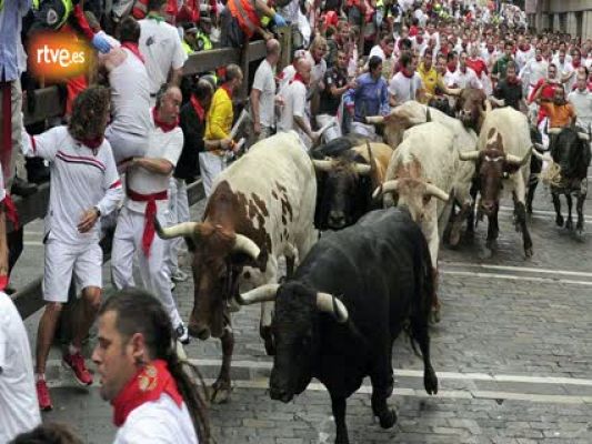 San Fermín - RNE te narra el primer encierro de San Fermín 2011 en imágenes