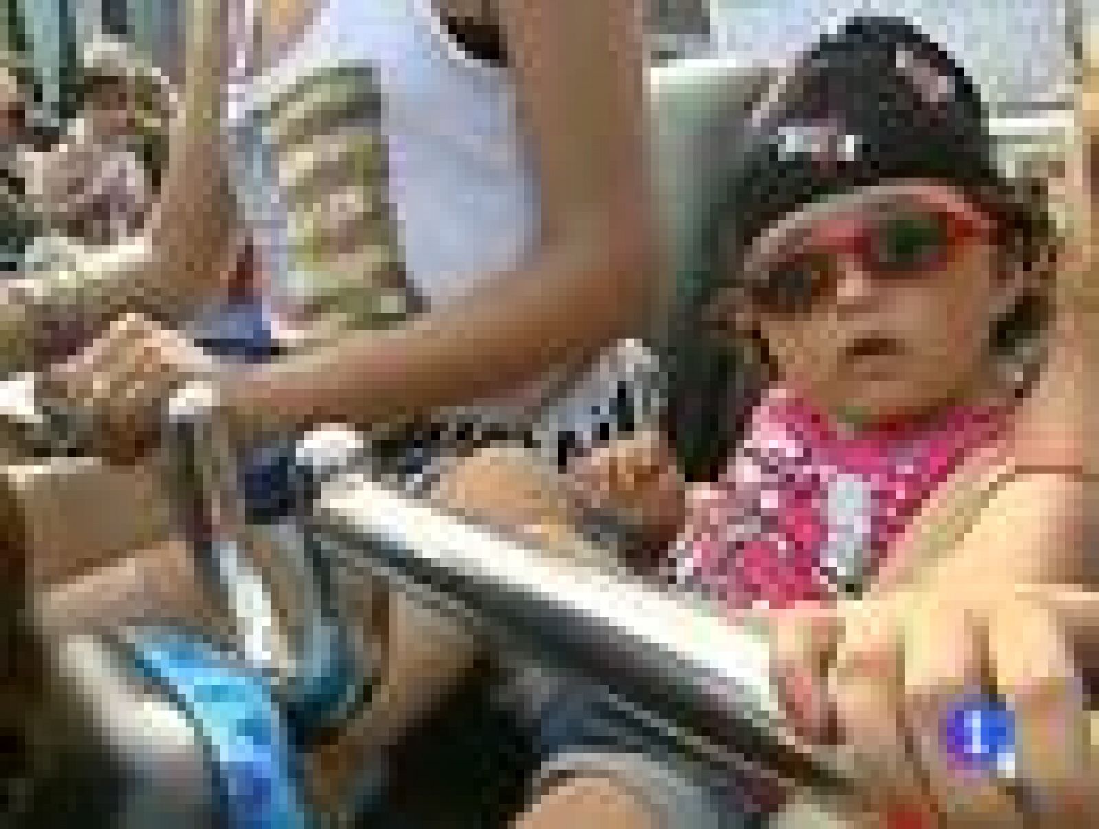 Concentración de Harley Davidson en Barcelona