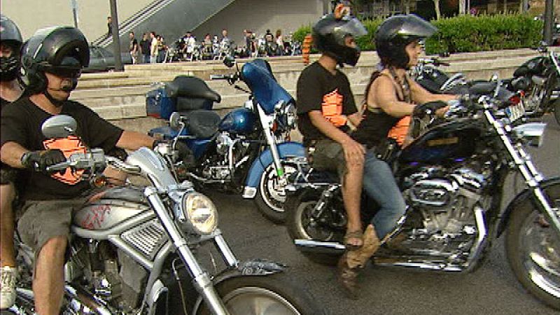  Concentración de Harley Davidson en Barcelona
