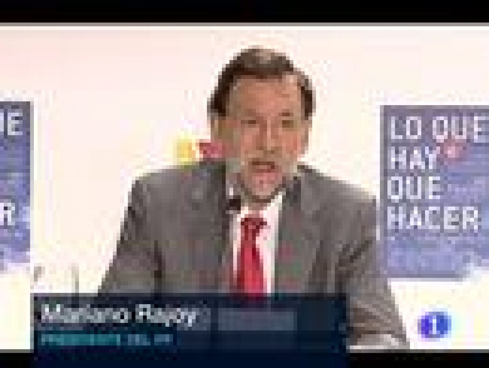 Rajoy afirma que España es "un país solvente" y se ofrece como alternativa