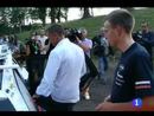 Tour de Francia - La rodilla de Contador mejora