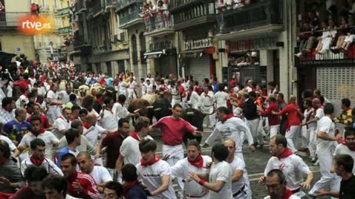 RNE te narra el séptimo encierro de San Fermín 2011 en imágenes