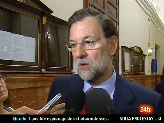 Rajoy apoya la candidatura madrileña