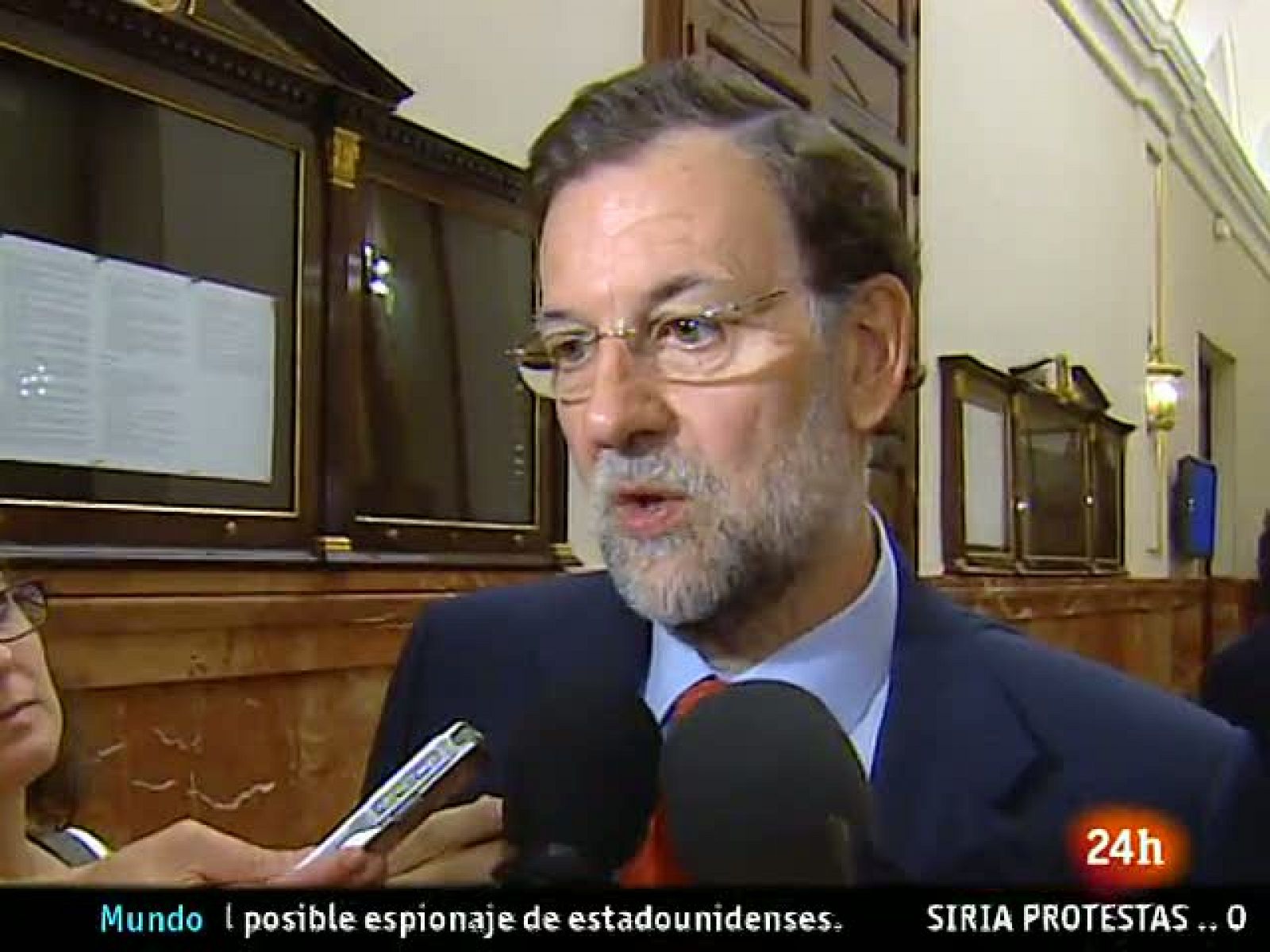 Rajoy apoya la candidatura madrileña