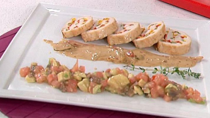 RTVE Cocina - Pollo relleno con pimientos