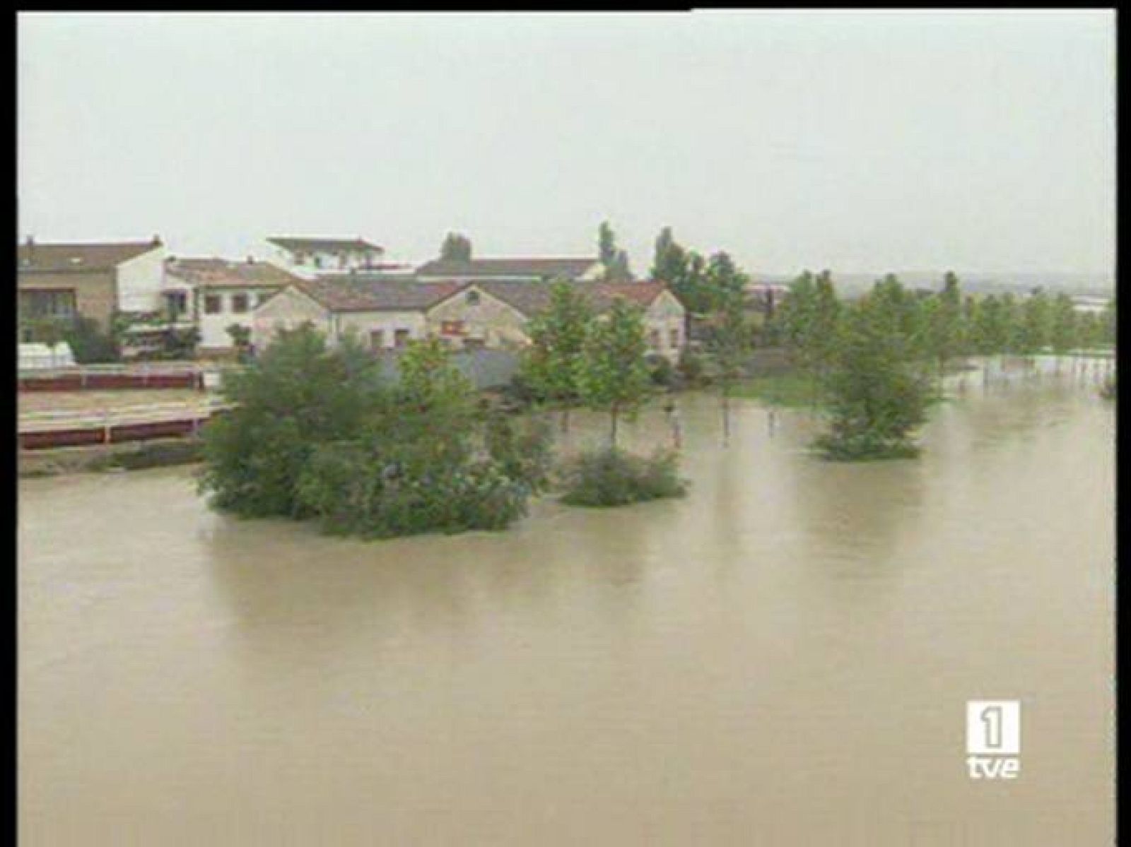 Campos anegados en Navarra