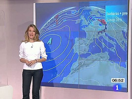 El tiempo - Los chubascos llegan a Levante