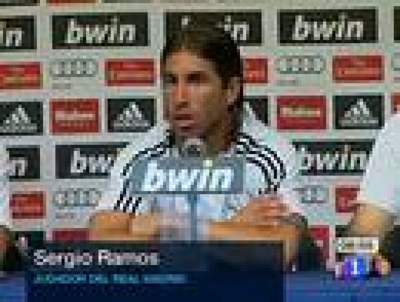  Sergio Ramos habla en rueda de prensa tras la primera sesión de pretemporada en los Ángeles