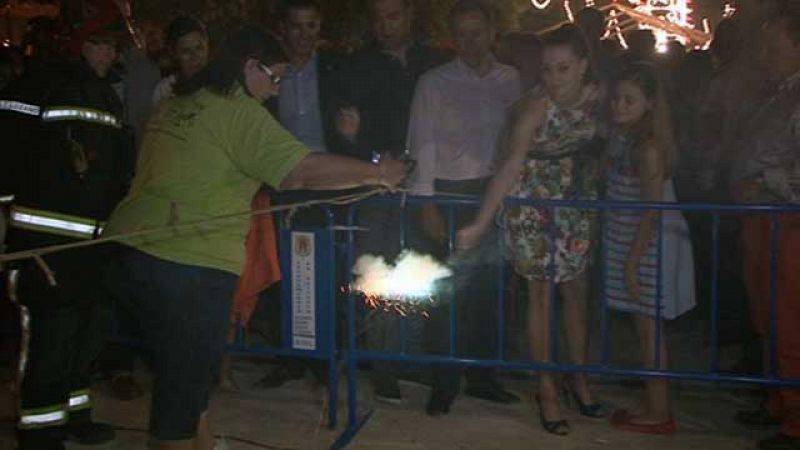 En familia - la feria por dentro - pirotécnicos