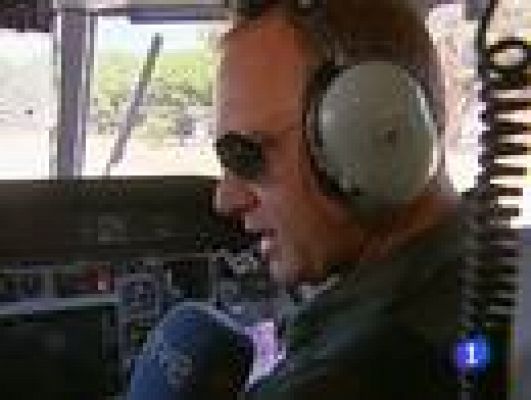 Telediario 1 - Avión de la Guardia Civil