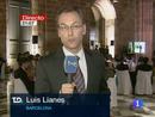 Telediario 1 - Los príncipes en Cataluña