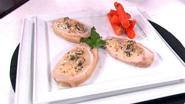 RTVE Cocina - Lomo de cerdo al wisky con sandía