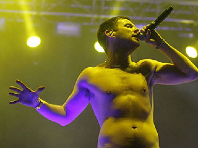 Actuación del grupo The Streets durante la jornada inaugural del Festival Internacional de Bnicassim (FIB) 14-07-2011