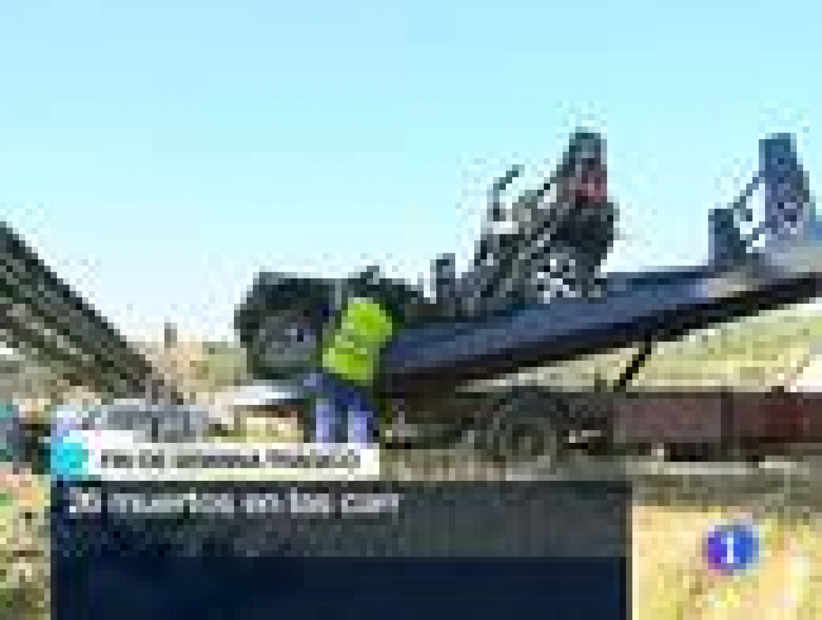 Telediario 2 en cuatro minutos fin de semana 17/07/2011