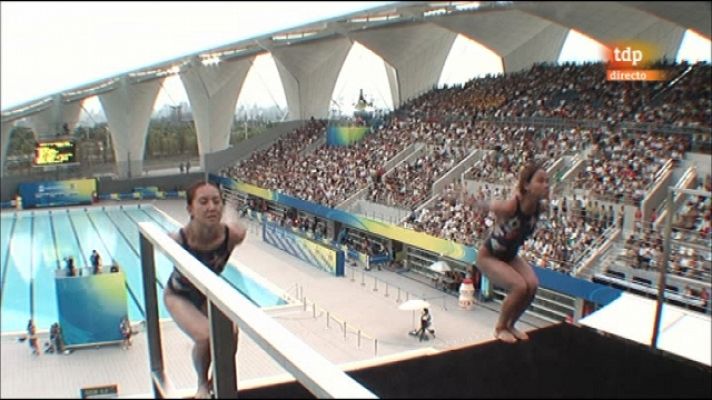 Natación - Campeonato del mundo Saltos Final 10 metros sincronizados femeninos desde Shanghai (China) 