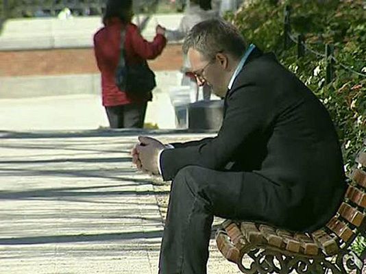 Telediario 1 - Una mala situación laboral o económica puede provocar la aparición de enfermedades mentales