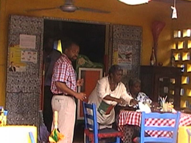 Restaurante en Haití