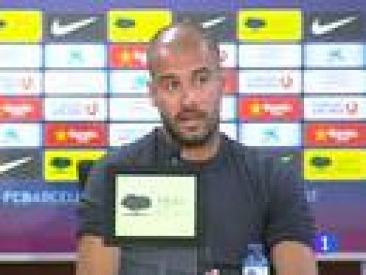 Telediario 1 - Guardiola "Alexis es prioritario"