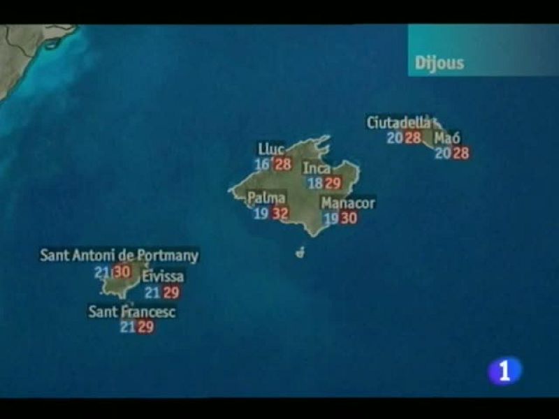  El temps a les Illes Balears - 20/07/11