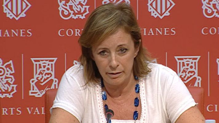 Telediario 1 - Reacciones a la dimisión de Camps