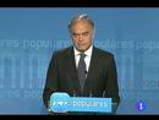 Telediario 1 - El PP respalda a Camps