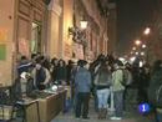 Telediario 1 - Movilizaciones en Chile