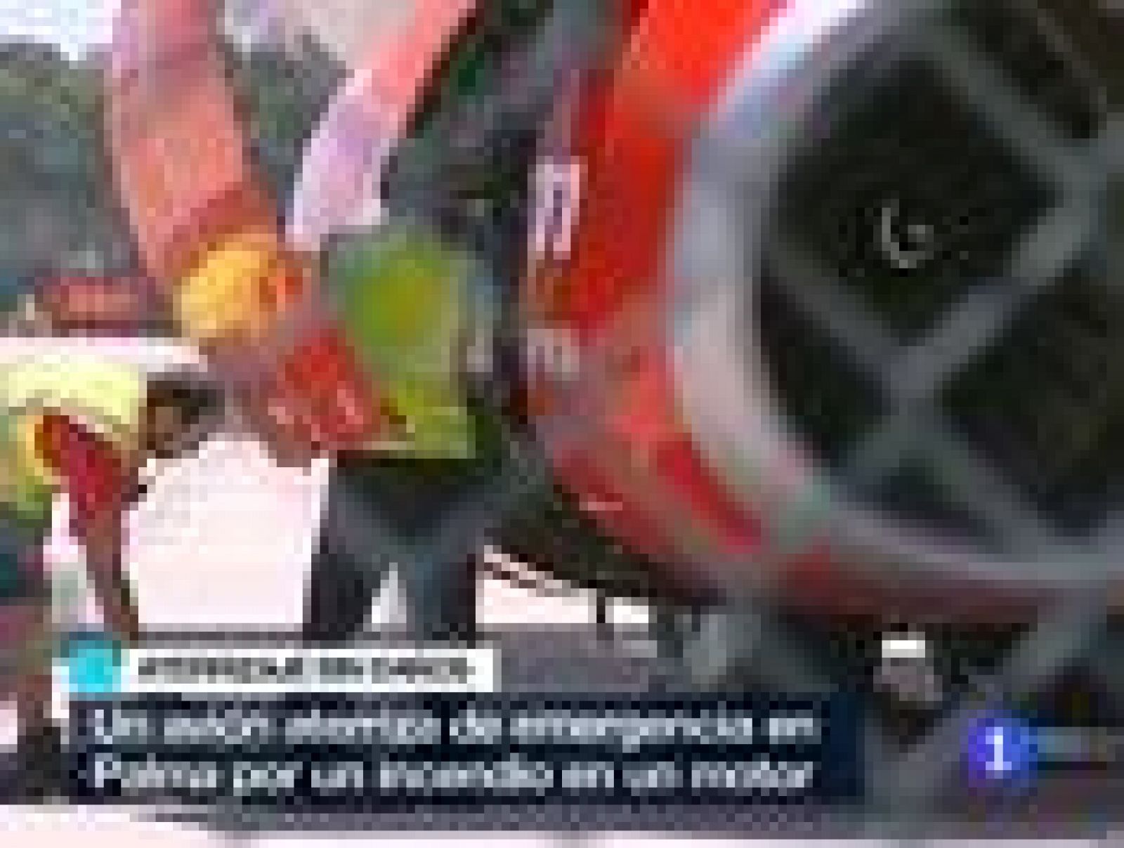 Aterriza de emergencia un avión en Palma con fuego en uno de los motores | Ver