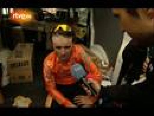 Tour de Francia - Samuel Sánchez felicita a Andy Schleck