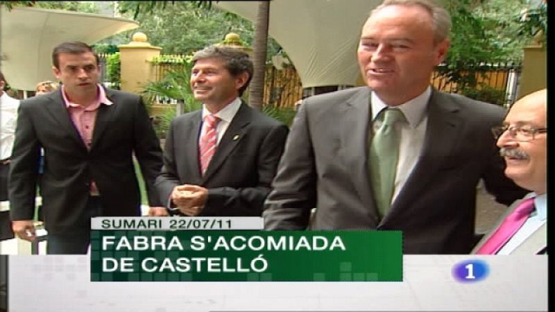 La Comunidad Valenciana en 2 minutos - 22/07/11 - Ver ahora