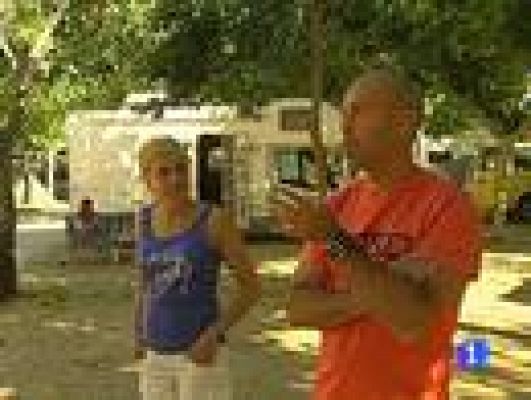 Telediario 1 - Las caravanas en verano