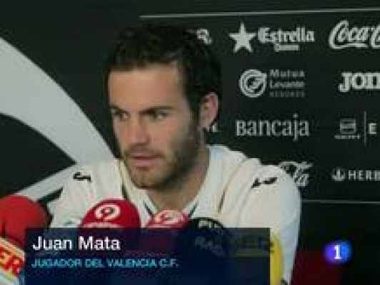 Mata ya se entrena con el Valencia