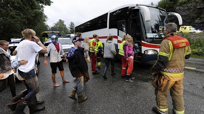 Supervivientes del ataque en Oslo